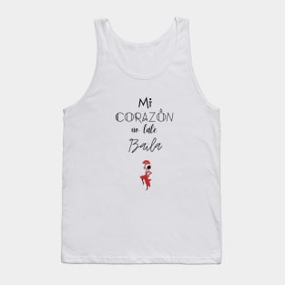 Flamenco dancer spanish culture gift Tank Top